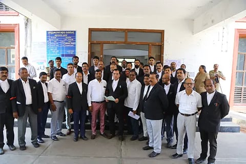Lawyers' protest