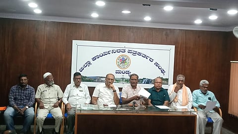 Lingayat Mahasabha press conference Mandya
