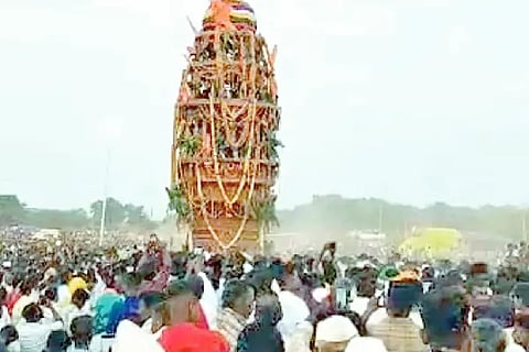 Mangaladevi Chariot Festival is complete