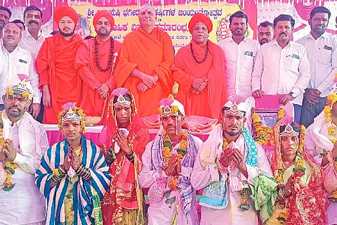 Mass marriages curb extravagance