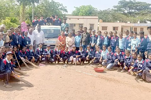 NSS campers conduct cleanliness drive