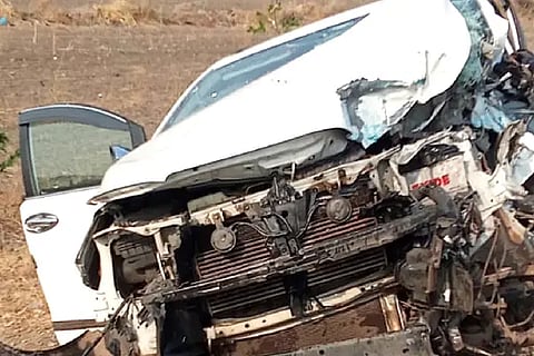 One injured in car-tractor accident