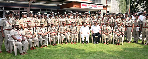 Police Department Progress Review Meeting Mandya