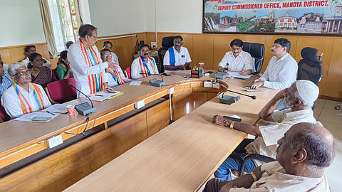 Preliminary meeting led by ADC Mandya