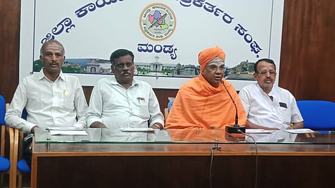 Press Conference on Gurupattadikar Mahotsava Mandya