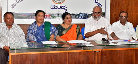 Press Conference on Jana Chalawali Convention Mandya