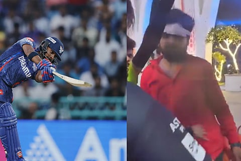 Spectator Injured by Nicholas Pooran