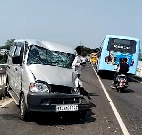 ಅಪಘಾತದಲ್ಲಿ ಬೈಕ್ ಸವಾರ ಸಾವು