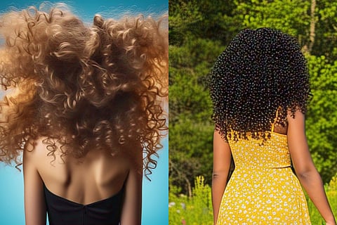 curly hair