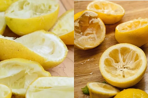 lemon peels