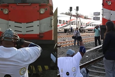 pulled train