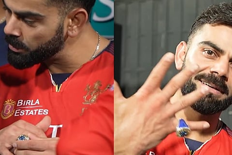irat Kohli Wears Special Ring