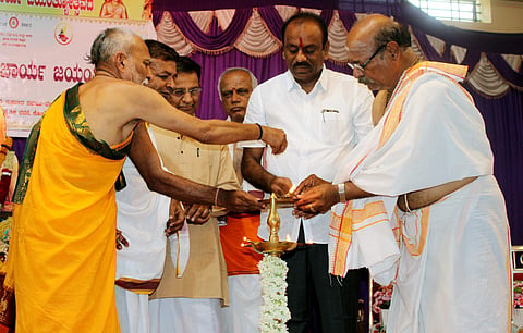 district koppal shankaracharya jayanthi celebration mp rajashekhara hitnala