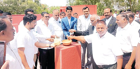 water, grain donations