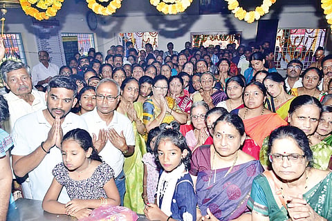 ವೀರಾಂಜನೇಯ ಸ್ವಾಮಿ ದೇವಸ್ಥಾನದಲ್ಲಿ ಬ್ರಹ್ಮ ಕಲಶೋತ್ಸವ