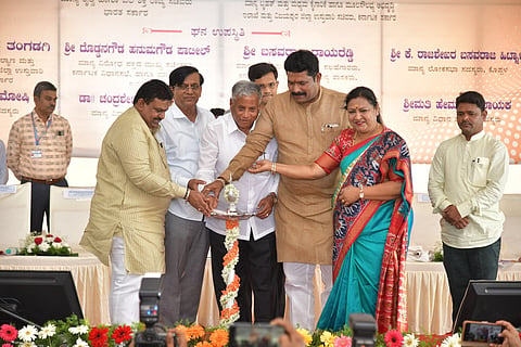 district koppal gadga-wadi railway line kustagi v somanna