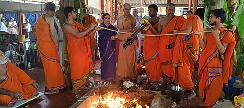 20th Pratishtha Vardhanti Rudra Homa at Sri Saptamatruka Temple, Mysore