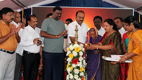 district koppal munirabad railway station pm modi mp hitnal