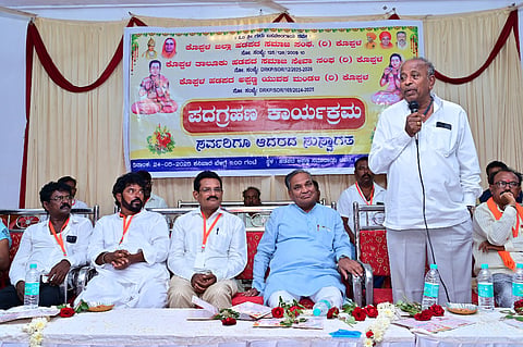 district koppal hadapada communty ex mla basavaraj hitnala