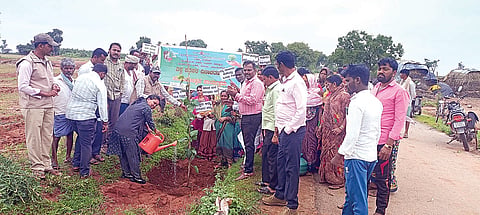ಯಲಬುರ್ಗಾ ಹಿರೇಮ್ಯಾಗೇರಿಯಲ್ಲಿ ತಾಯಿ ಹೆಸರಿನಲ್ಲಿ ಒಂದು ಗಿಡ ಕಾರ್ಯಕ್ರಮವನ್ನು ಜಿಲ್ಲಾ ಅರಣ್ಯ ಇಲಾಖೆ ಸಹಾಯಕ ಅರಣ್ಯ ಸಂರಕ್ಷಣಾಧಿಕಾರಿ ಗಾಯತ್ರಿ ಲೋಕಣ್ಣನವರ ಉದ್ಘಾಟಿಸಿದರು. ತಾಲೂಕು ಅರಣ್ಯ ಇಲಾಖೆ ವಲಯ ಅರಣ್ಯ ಅಧಿಕಾರಿಗಳಾದ ಬಸವರಾಜ ಗೋಗೇರಿ, ಬಾಬುರಾವ್, ಗ್ರಾಪಂ ಕಾರ್ಯದರ್ಶಿ ಮಹಾಂತೇಶ ಬಾಳಿಕಾಯಿ ಇತರರಿದ್ದರು.