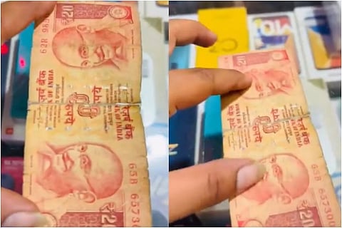40 rupee note