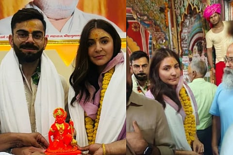 Anushka Sharma and Virat Kohli visited Ram Mandir in Ayodhya