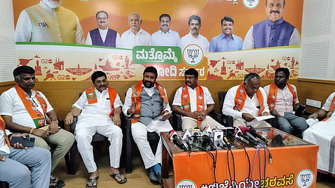 BJP, Ex Minister, BC Patil, Pressmeet,