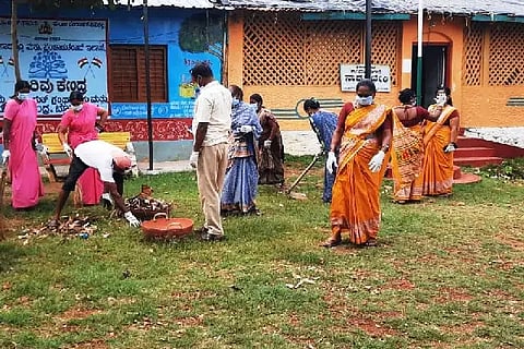 Cleanliness campaign in 42 gram panchayats