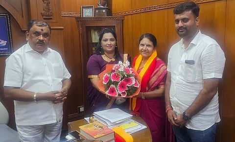 Congratulatory ceremony Mandya