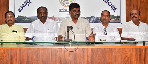 Congress District President Press Conference Mandya