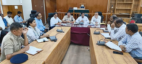 DC meeting regarding Lokayukta visit Mandya