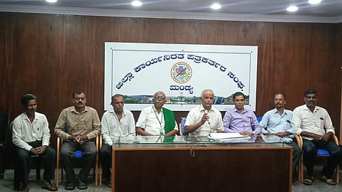 Fully Organic Farmers Association Press Conference Mandya