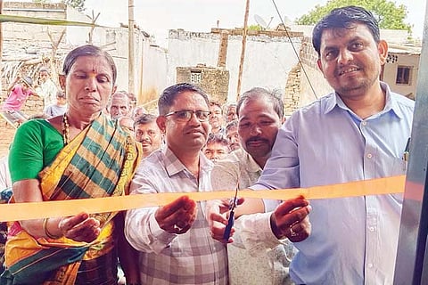 Gangavathi anganavadi building open