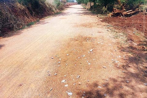 Hanumasagara road repair