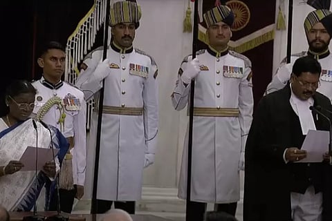 Justice Br Gavai Sworn In As Cji