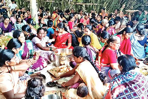 Kadubu Prasada for Hari Seva of celebration
