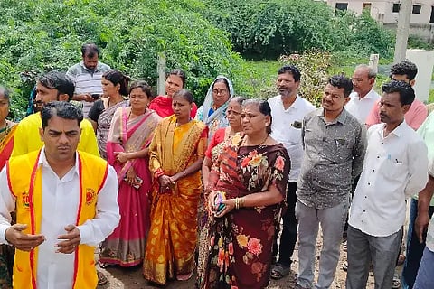 MUNISHWAR NAGAR PROTEST