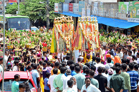 Maramma festival celebrations in Hosahalli Mandya