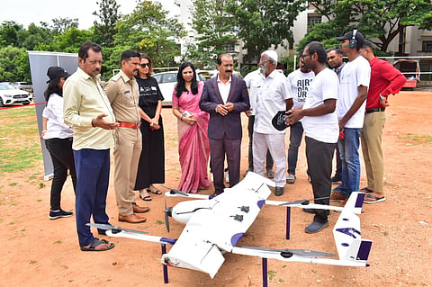Medical drone drill Mandya