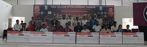 PES dominates national hackathon Mandya