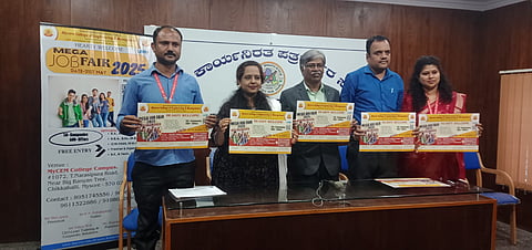 Press Conference on Job Fair in Mysore Mandya
