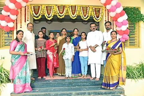 Rathi, Kavade School's opening ceremony