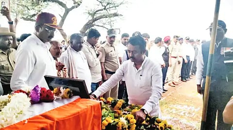 Soldier's funeral with state honors