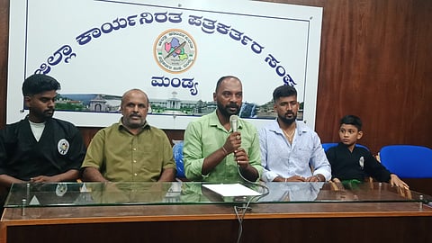 Two are selected for the Martial Arts Games Mandya