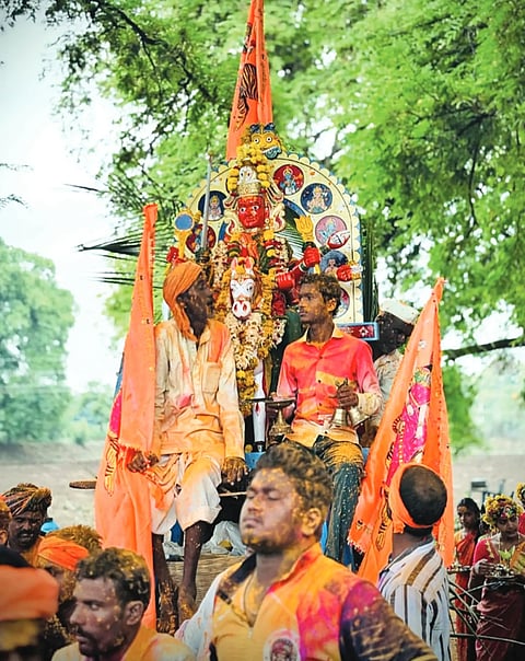 Villagers of Budni worship the village deity