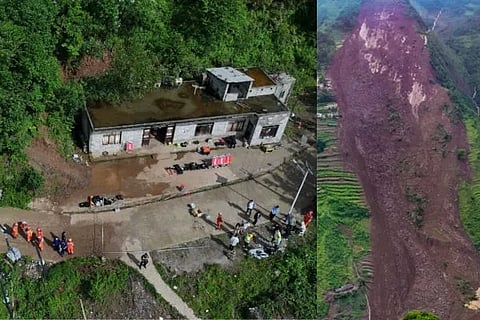 china landslide