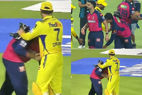dhoni video viral