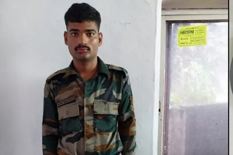 fake army man