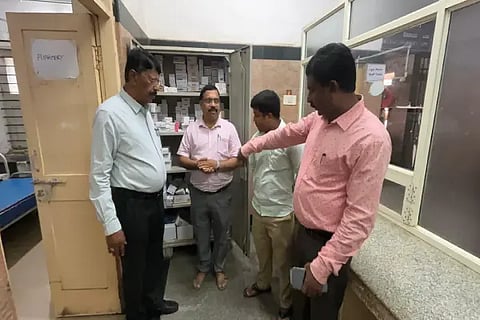 lokayukta raid on mcggan hospital