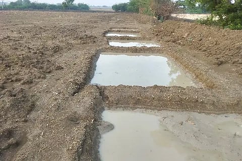 water store in ditches